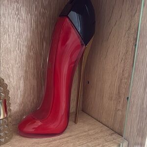 Elegant Red and Black Women's Heel